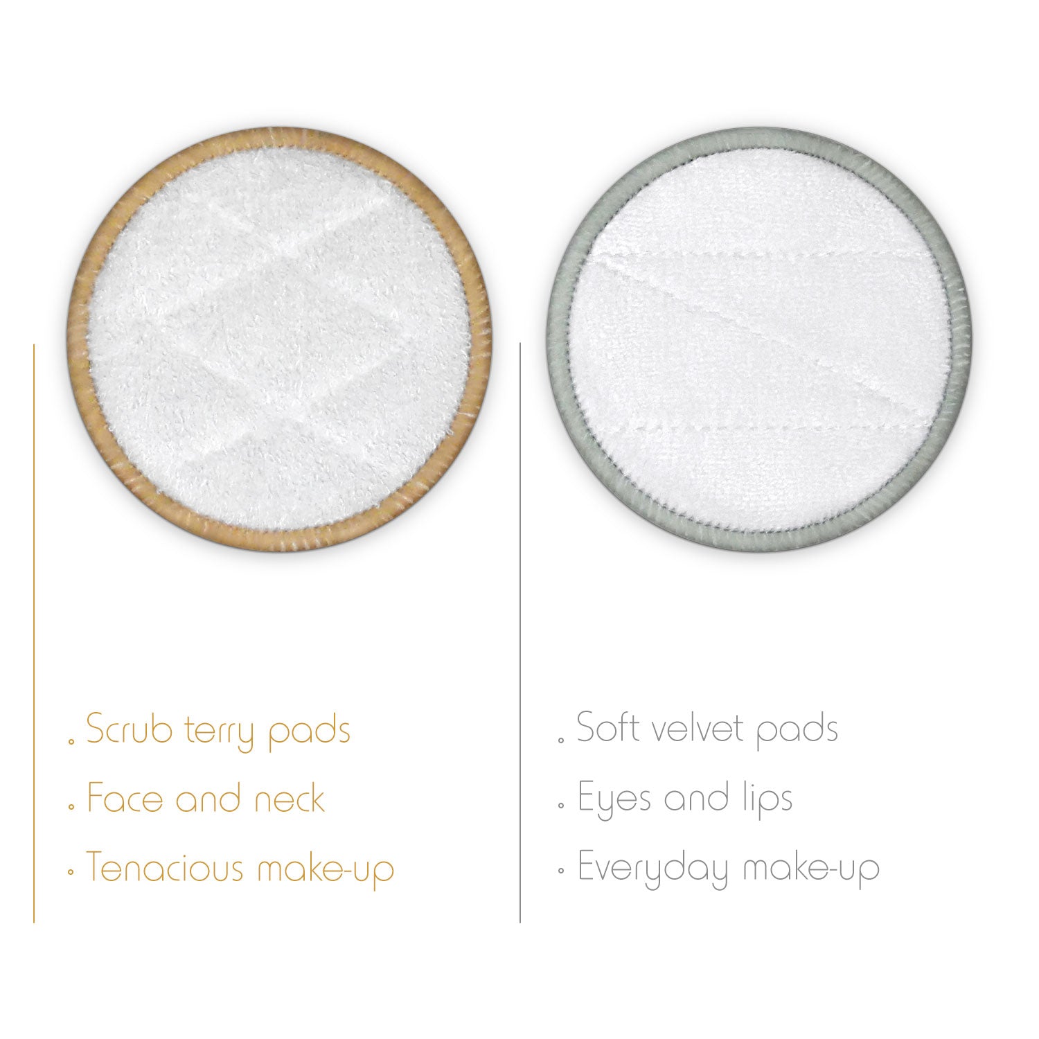 16 Herbruikbare Make-up Pads